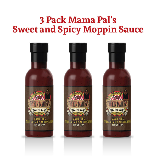 3 Pack Mama Pal's Sweet and Spicy Moppin Sauce