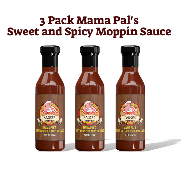 3 Pack Mama Pal's Sweet and Spicy Moppin Sauce
