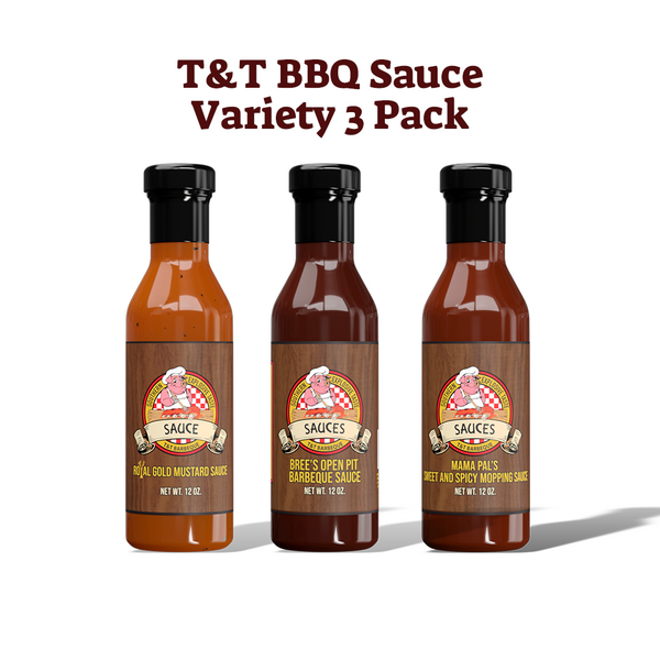 T&T BBQ Suace Variety 3 Pack